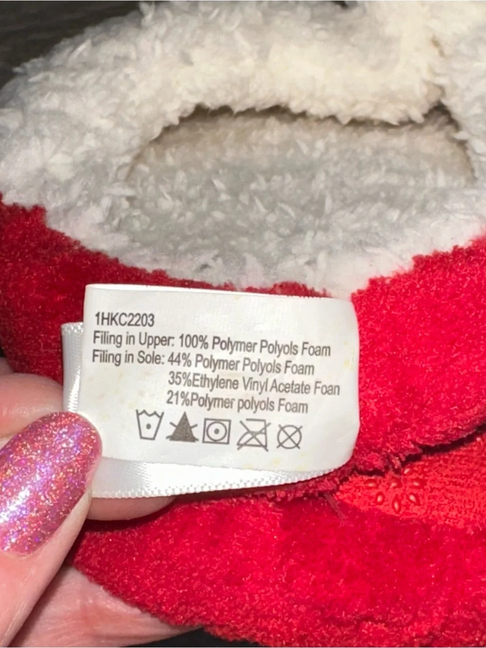 Hallmark Channel Joy to My World Fuzzy Slip-On Slippers NWT Women’s ~7.5 Coz